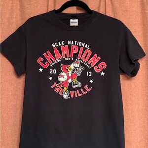 NCAA University of Louisville National Champions T-Shirt 2013 Size S